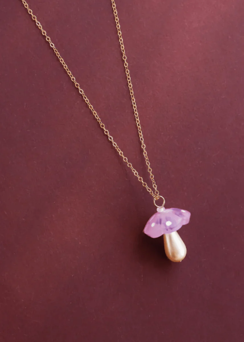 Collier Champignon Wolf & Moon - Vente finale aucun retour ou échange - Image 4