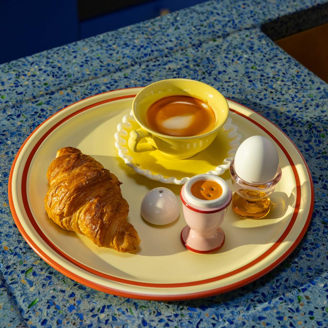 Coquetier Cantine Rose et Orange &Klevering - Image 3