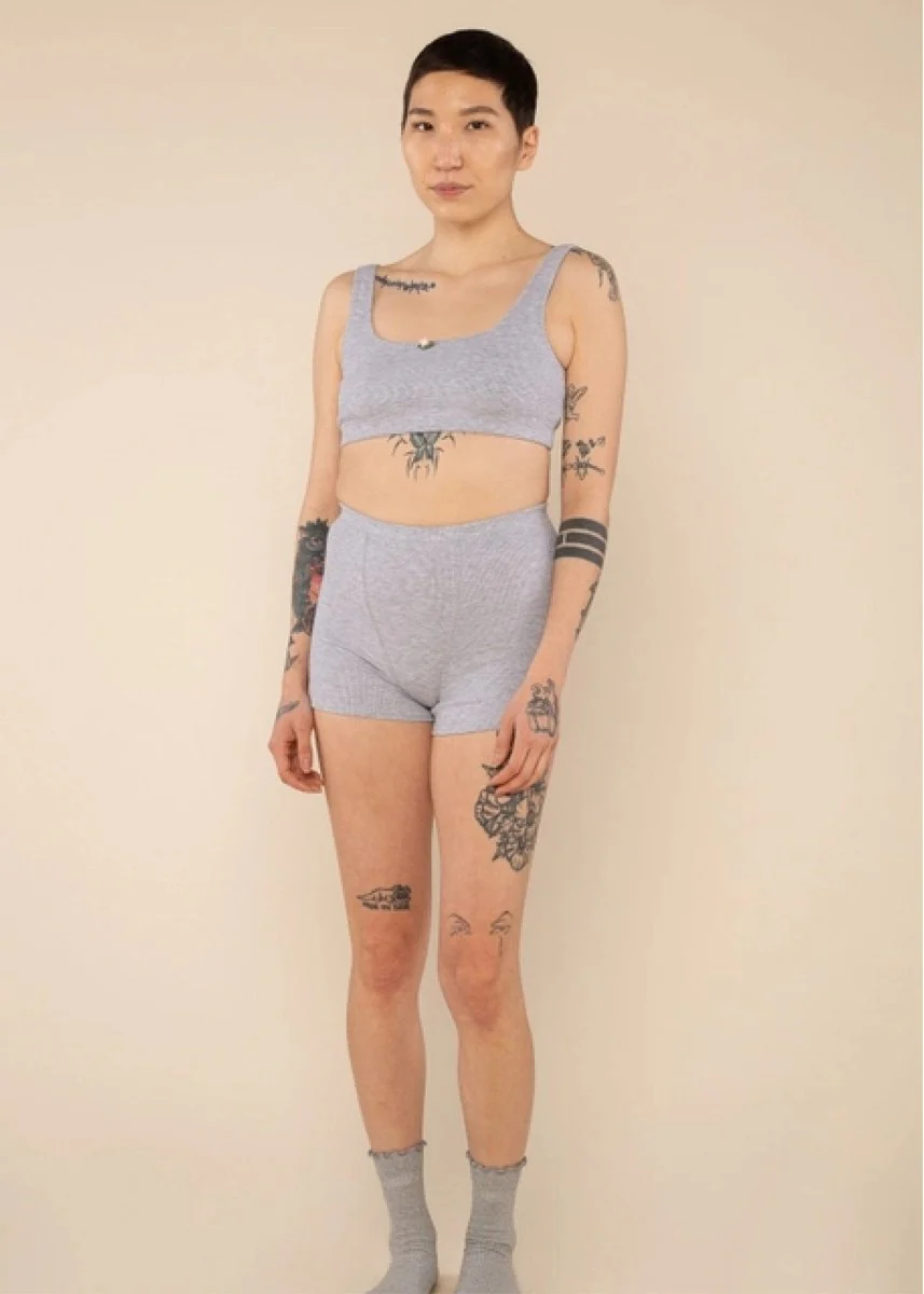 Culotte Boyshort NLT Gris SOLDE - Vente Finale - Image 4