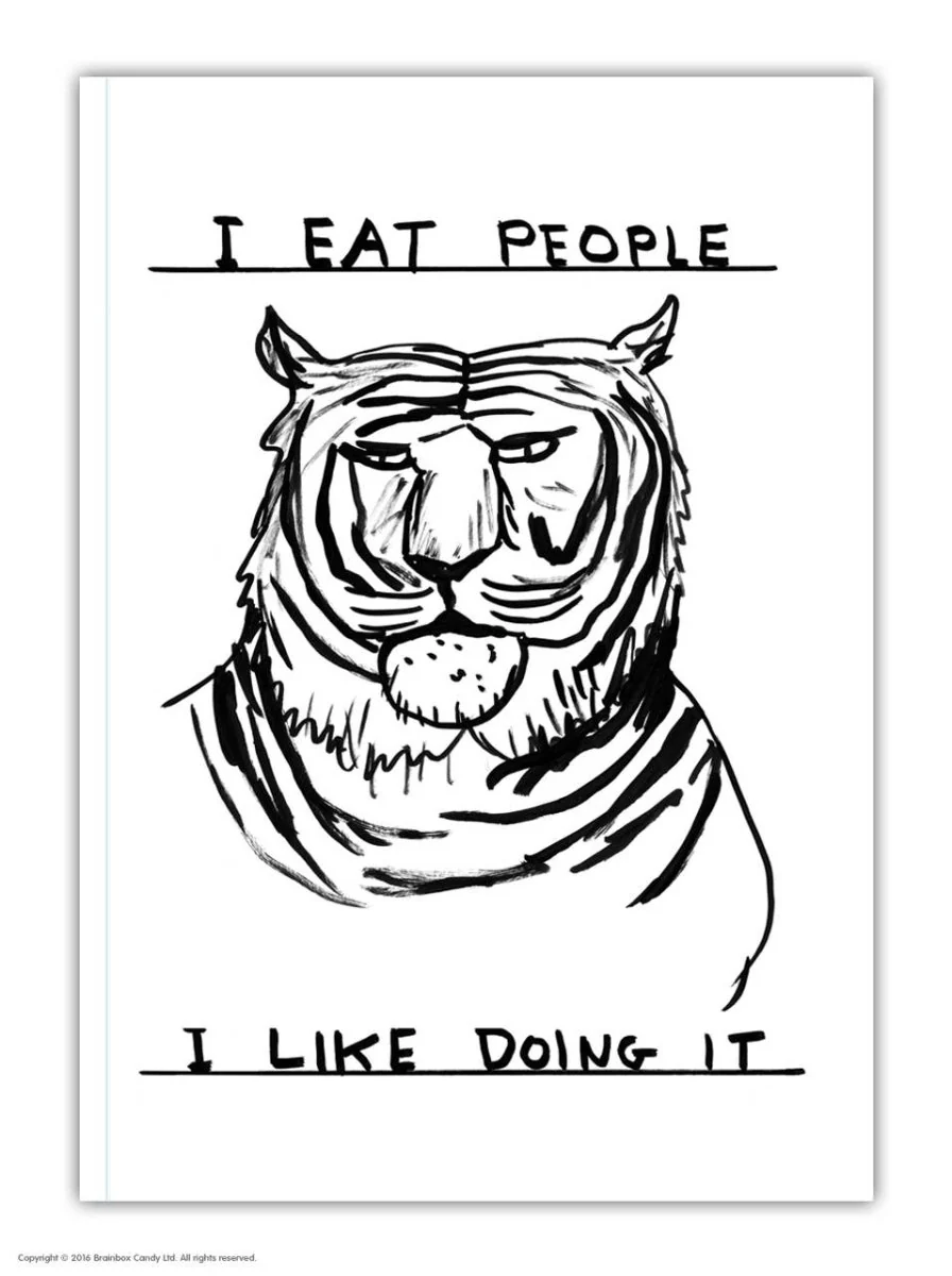 Carnet A6 I Eat People D.Shrigley