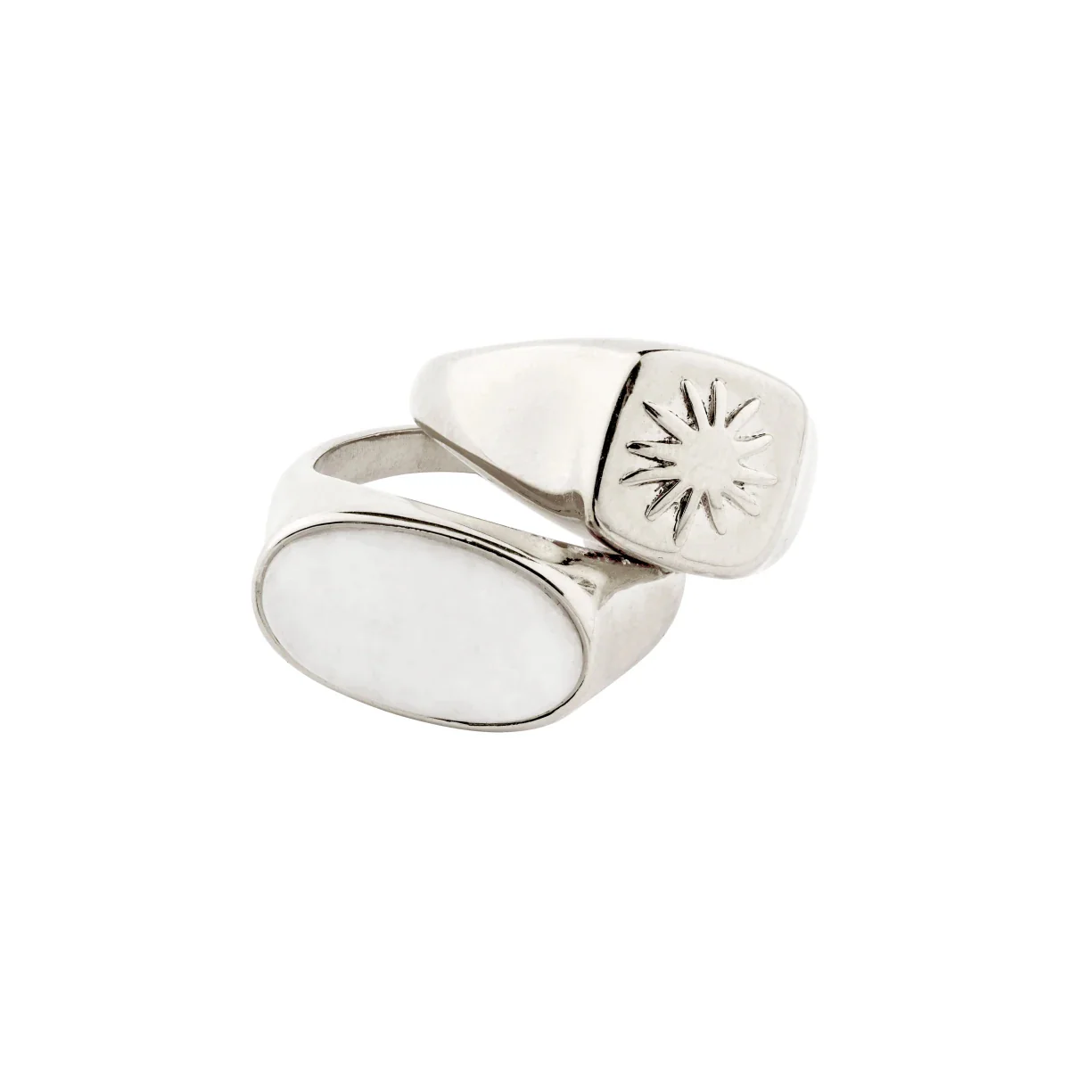 Ensemble de 2 Bagues Prism Pilgrim (Or ou Argent) - Image 9