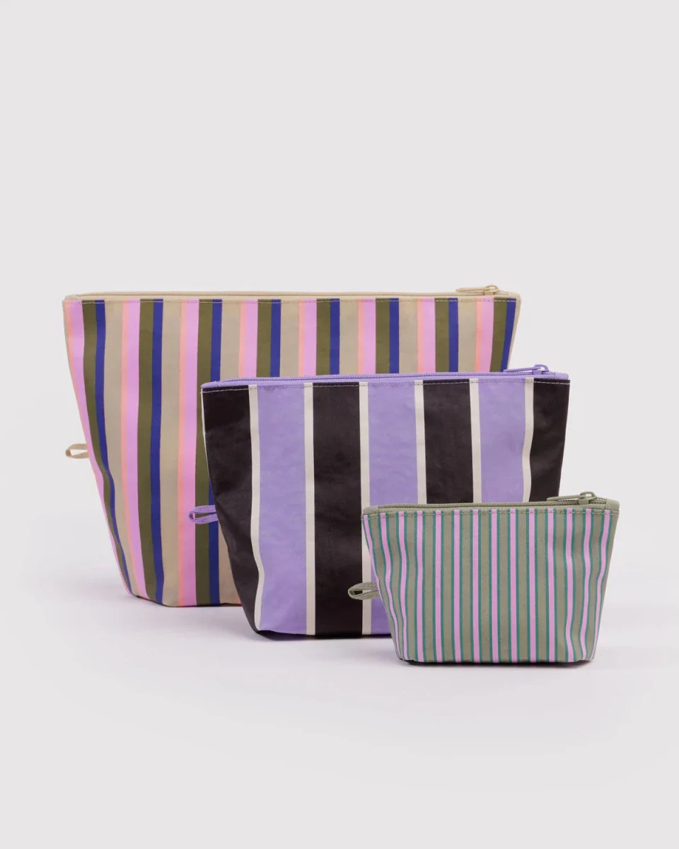 Ensemble de 3 Pochettes Go Baggu Candy Shop Stripes - Image 2