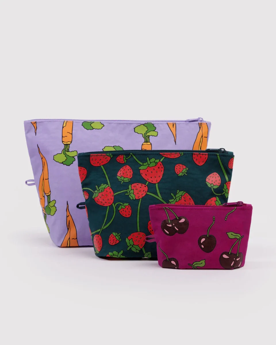 Ensemble de 3 Pochettes Go Baggu Carrots & Berries - Image 3