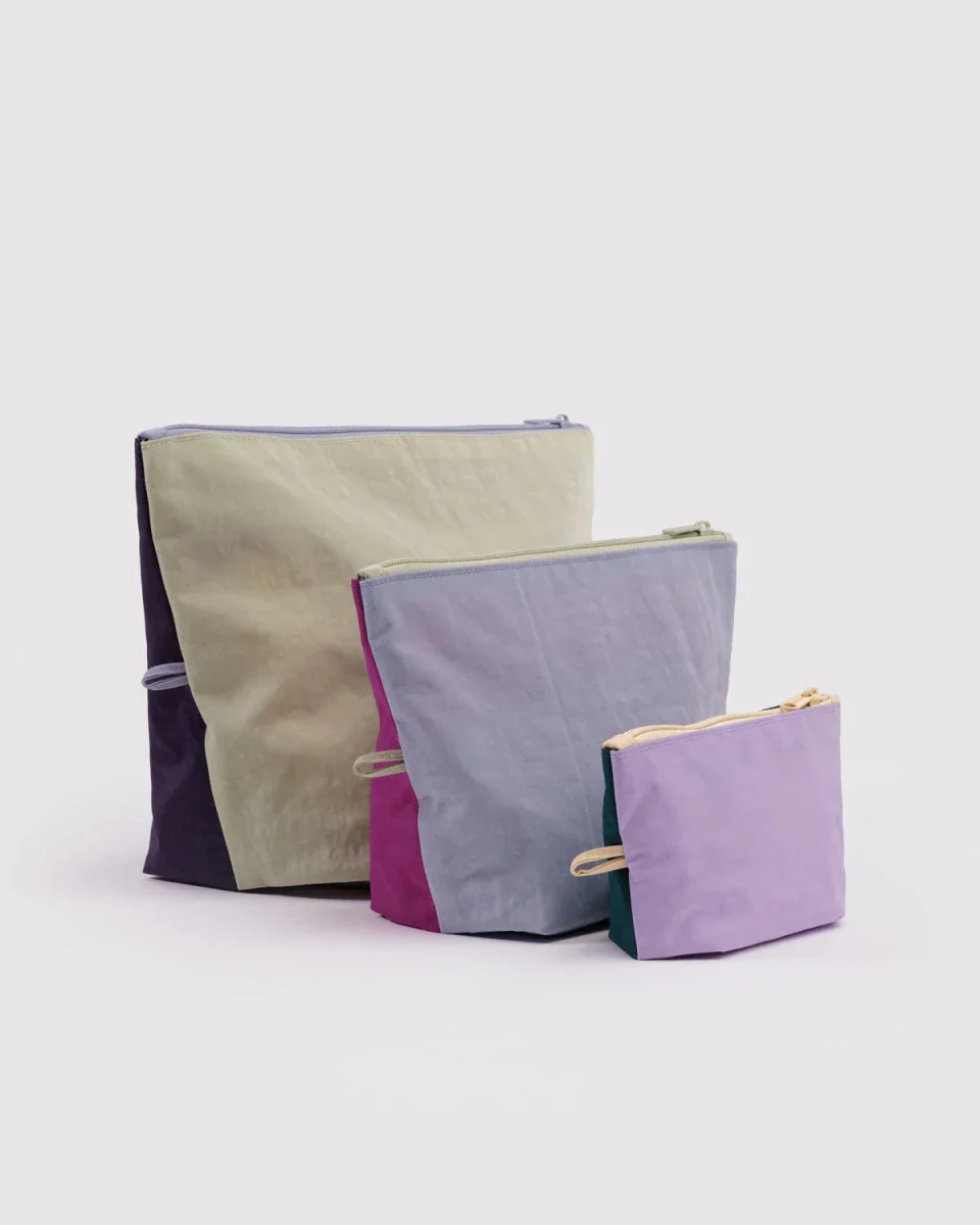 Ensemble de 3 Pochettes Go Baggu Lagoon Mix