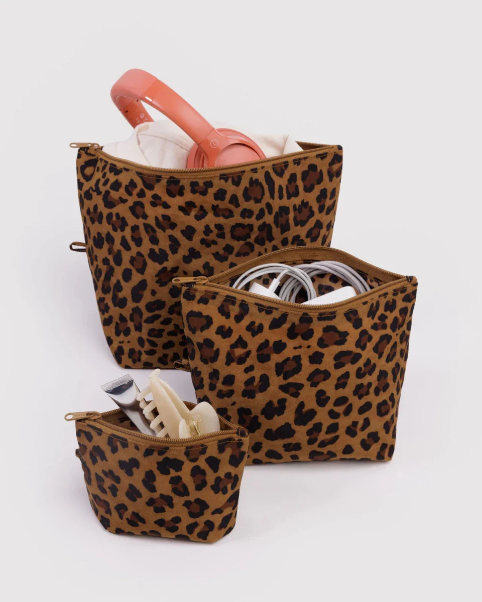 Ensemble de 3 Pochettes Go Baggu Léopard - Image 2