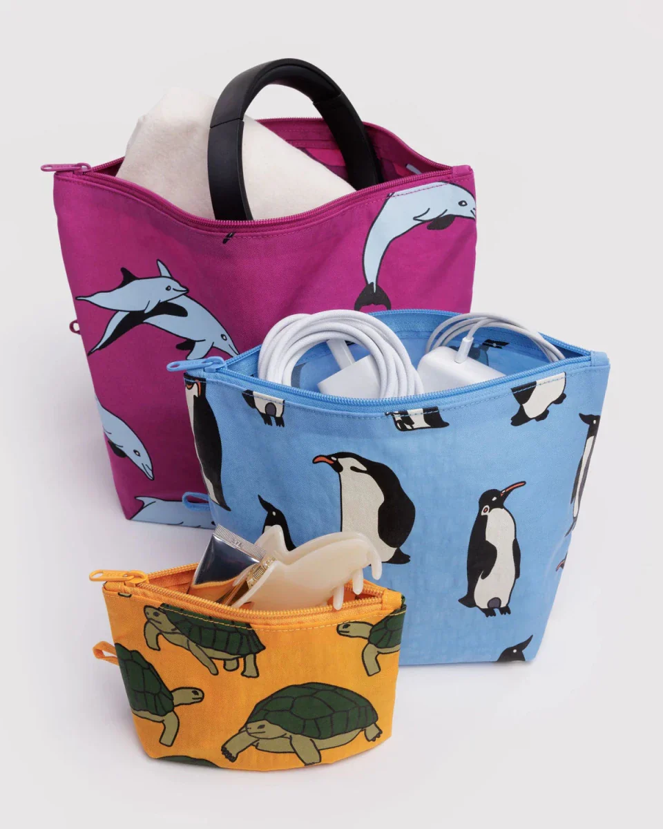 Ensemble de 3 Pochettes Go Baggu Vacation Animals - Image 2