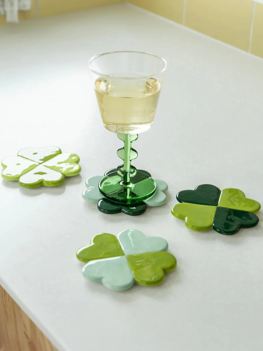 Ensemble de Sous-Verres Trèfle &klevering