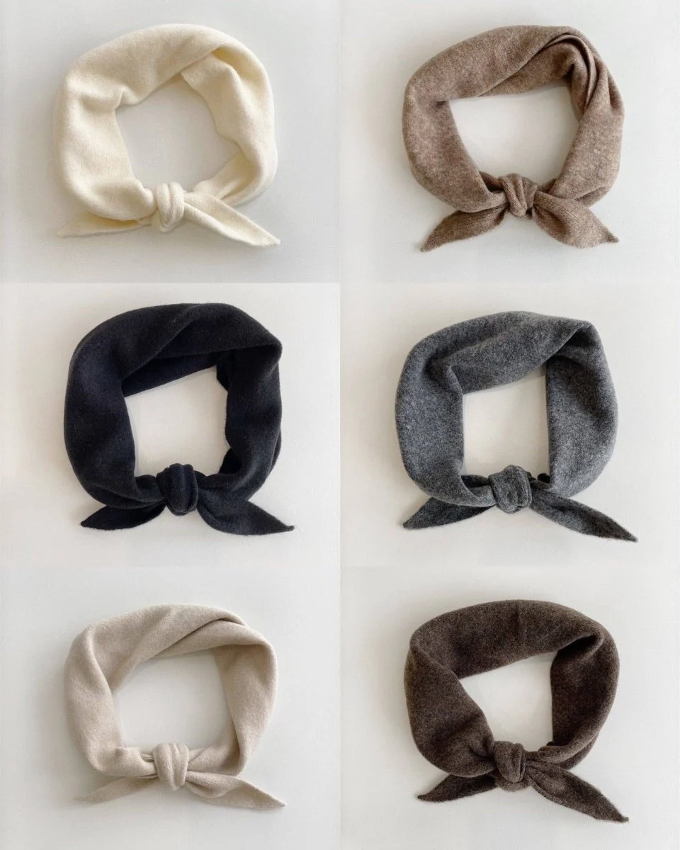 Foulard Triangulaire avec Laine Billy Bamboo
