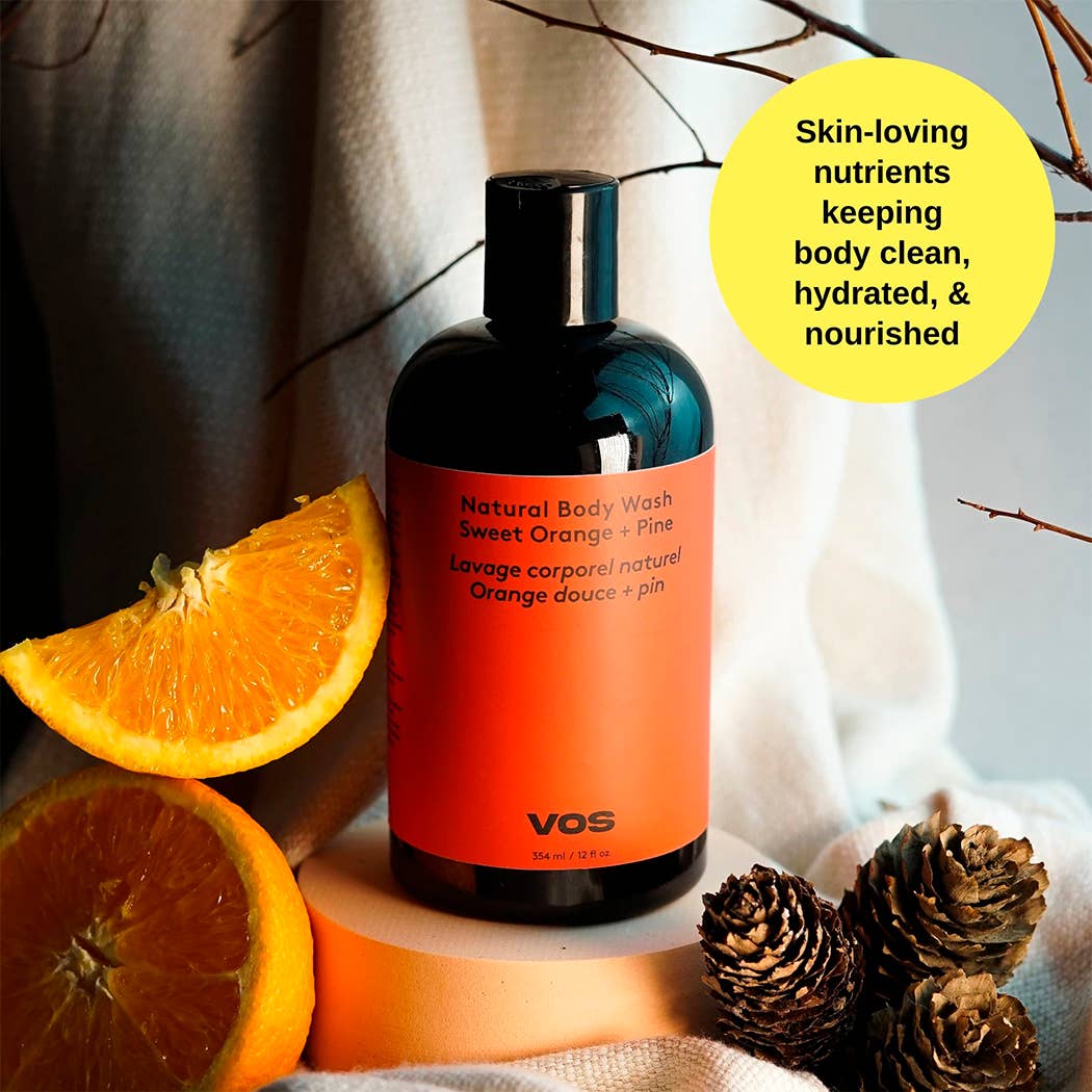 Gel Douche Orange Douce et Pin VOS BODY - Image 3