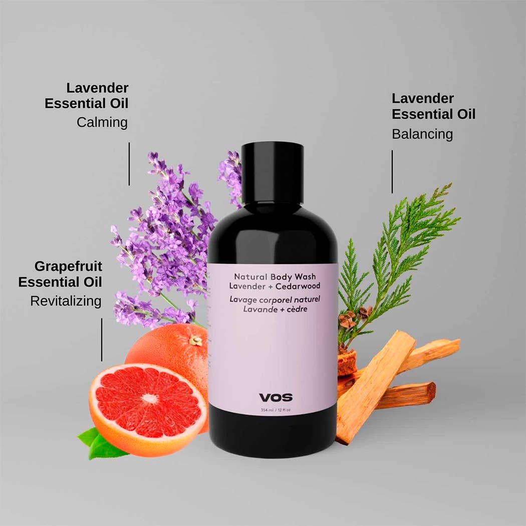 Gel Douche Relaxant Lavande et Cèdre VOS BODY - Image 2