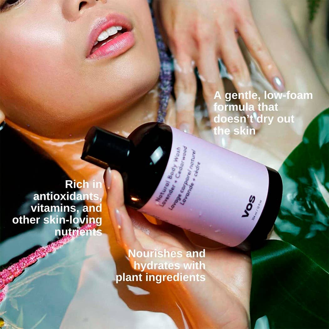 Gel Douche Relaxant Lavande et Cèdre VOS BODY - Image 4