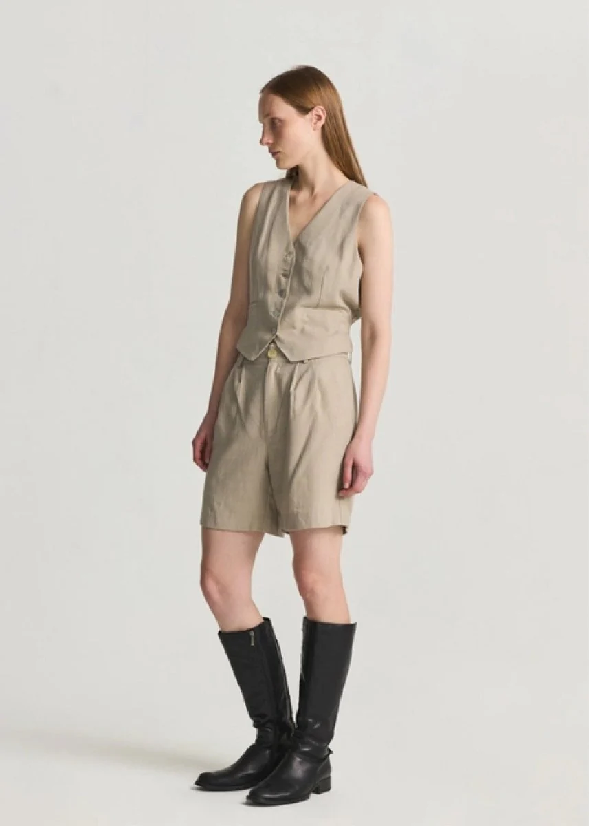 Gilet Eva Mod Ref Beige SOLDE - Vente Finale - Image 4