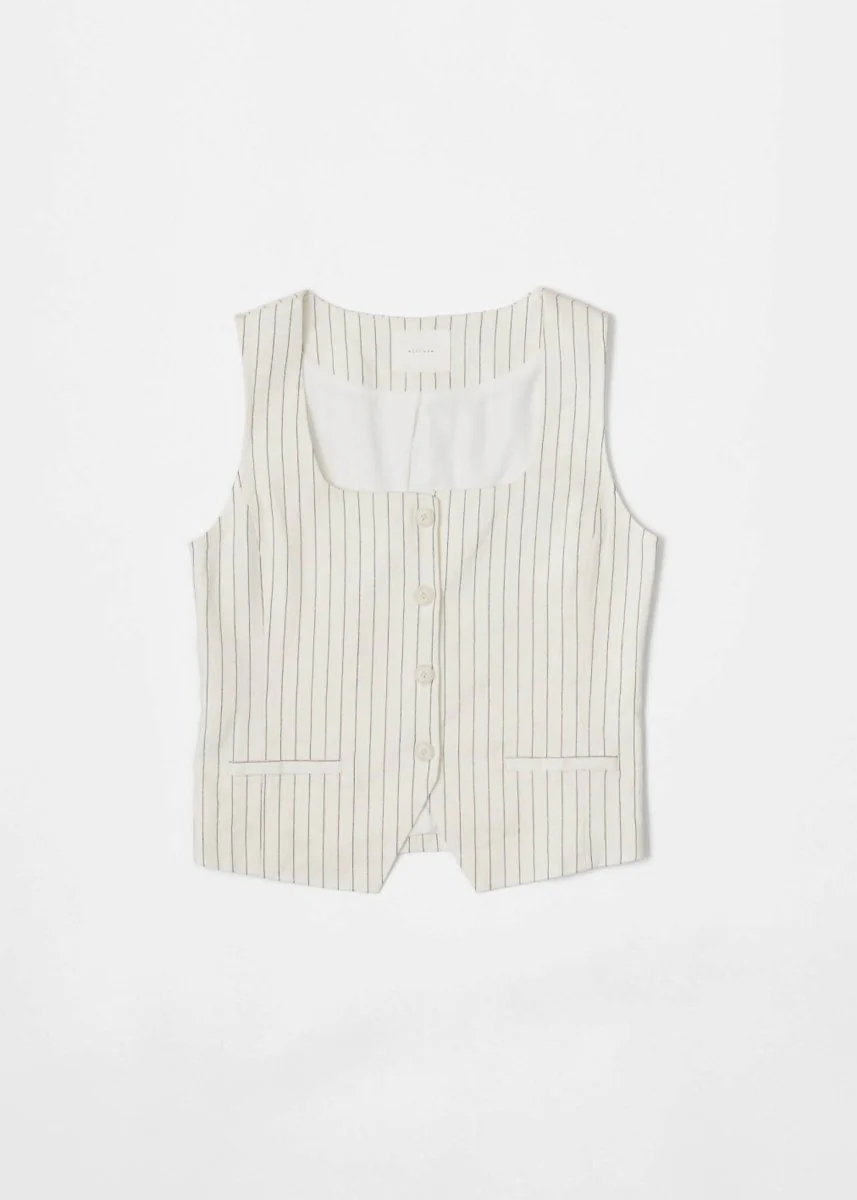 Gilet Frances All Row Ivoire SOLDE - Vente Finale - Image 4