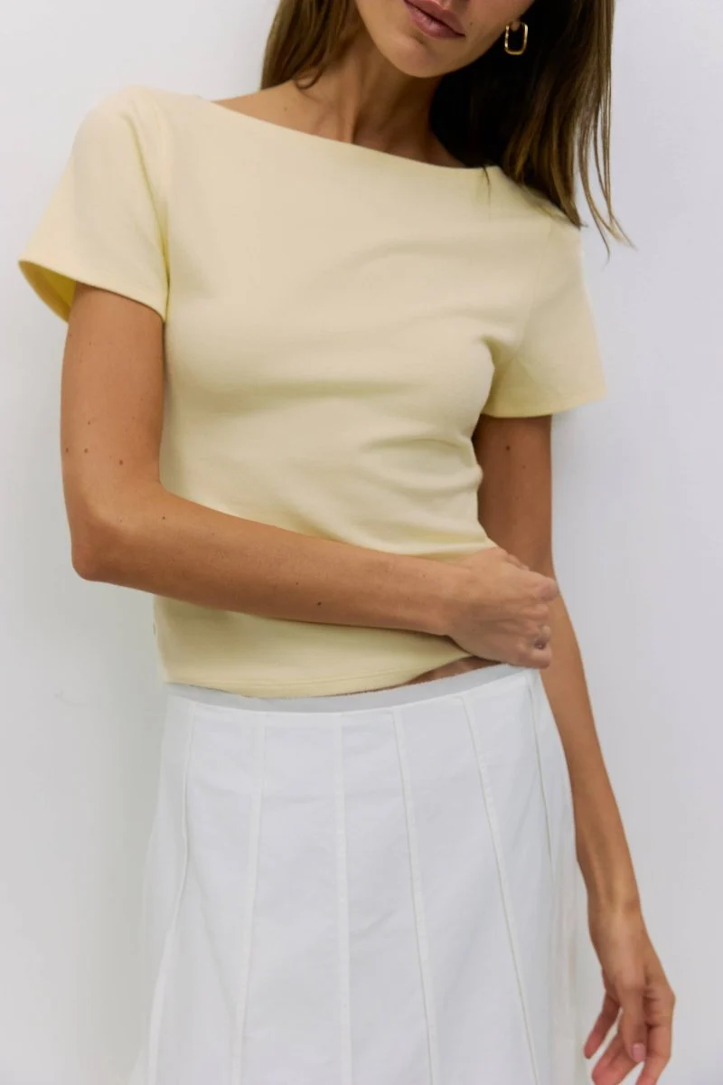 Haut Breanna Jaune Beurre All Row - Image 7