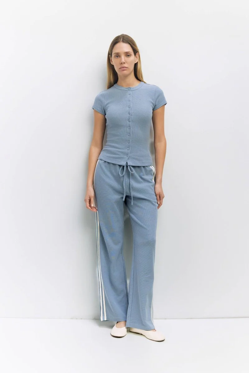 Haut Enzo Bleu Clair All Row - Image 3