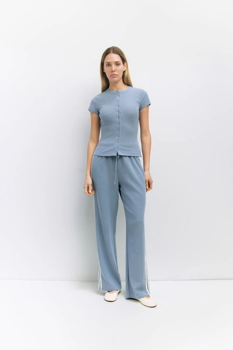 Haut Enzo Bleu Clair All Row - Image 7