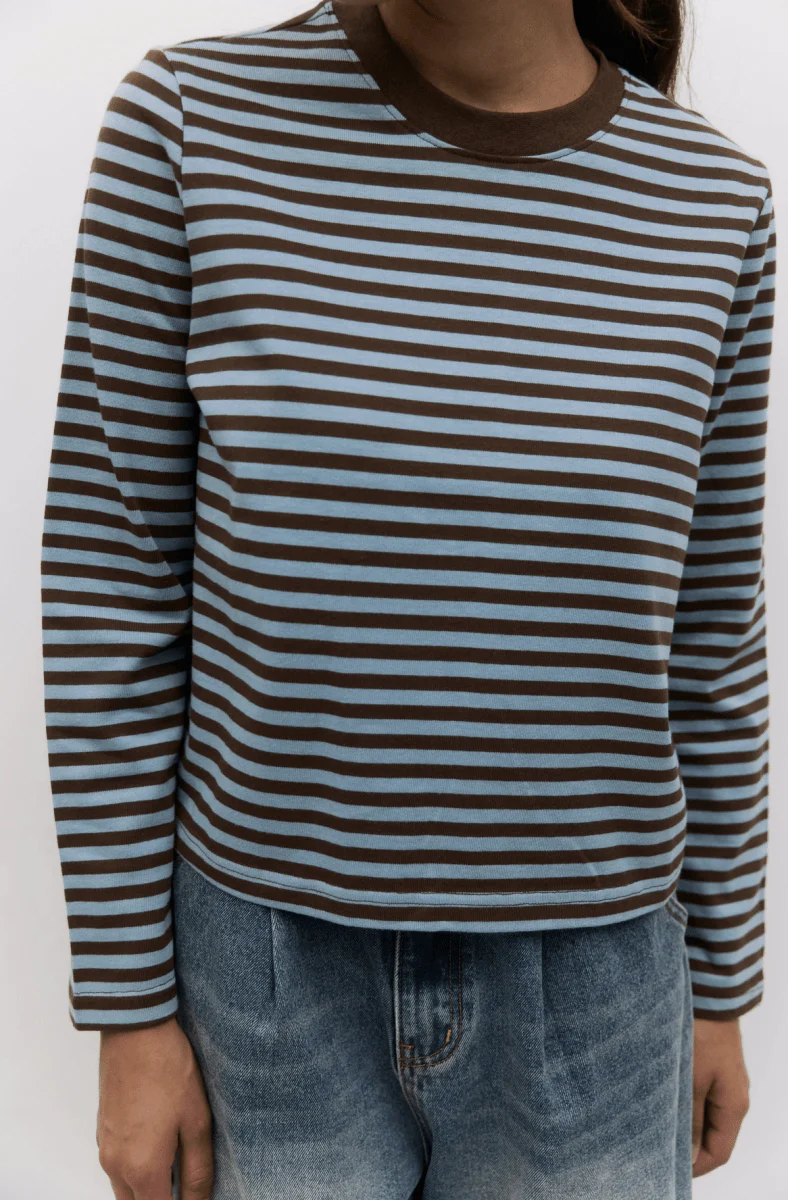 Haut Kathleen Mod Ref Bleu et Brun - Image 5