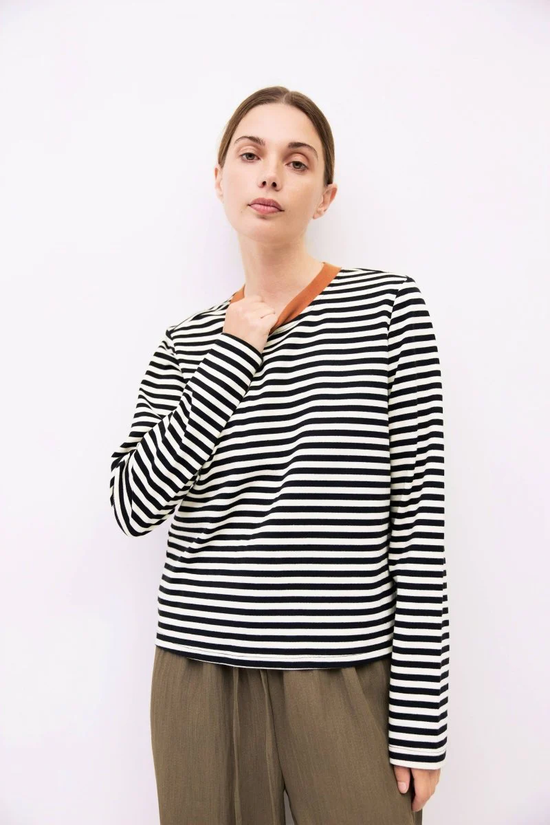 Haut Kathleen Mod Ref Noir et Crème