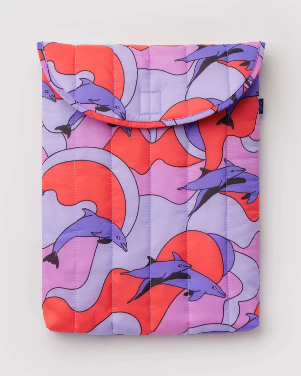 Housse pour ordinateur 16po Baggu Dolphins