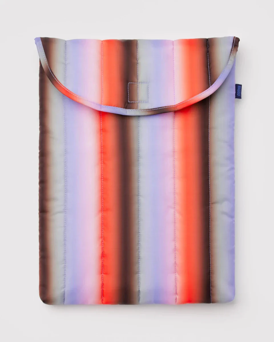 Housse pour ordinateur 16po Baggu Gradient Stripe Poppy & Lilac - Image 2