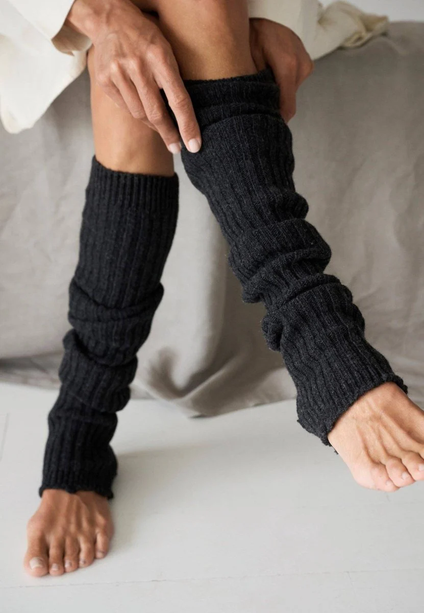 Jambières en Laine Noires Moshi