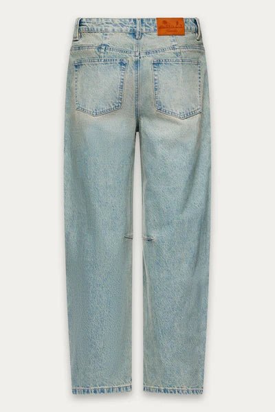 Jeans Barrel Jacqueline Kuwalla Bleu Vintage - Image 3