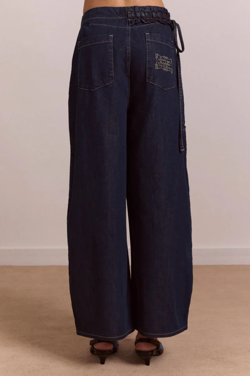 Jeans Droit Augusta Indigo Foncé Damson Madder - Image 3