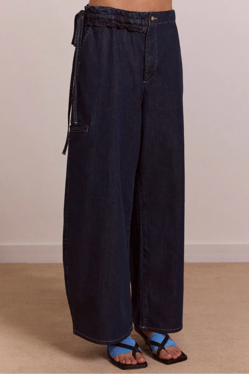 Jeans Droit Augusta Indigo Foncé Damson Madder - Image 7