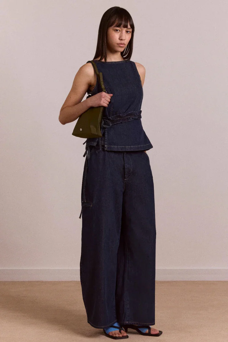 Jeans Droit Augusta Indigo Foncé Damson Madder - Image 8