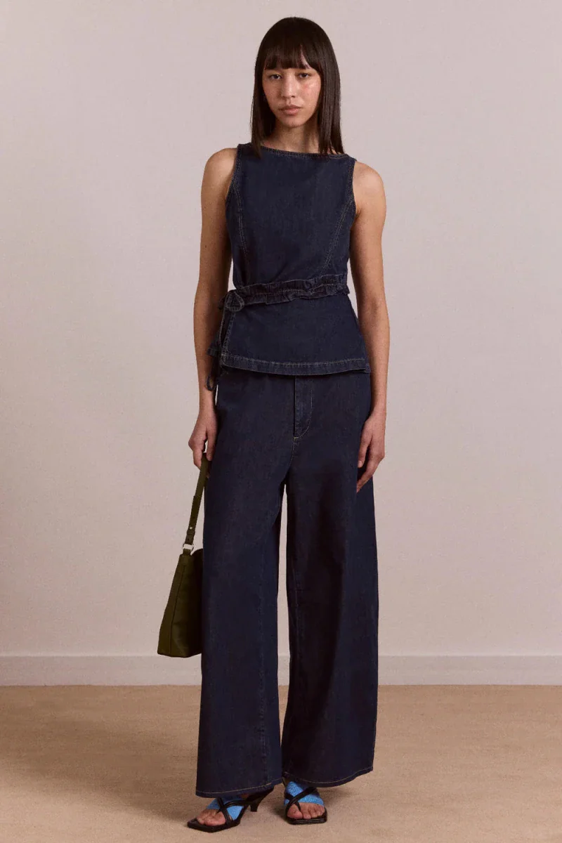 Jeans Droit Augusta Indigo Foncé Damson Madder - Image 9