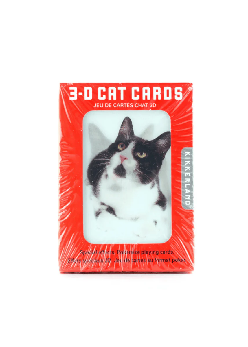 Jeu de Cartes 3D Chats KIK