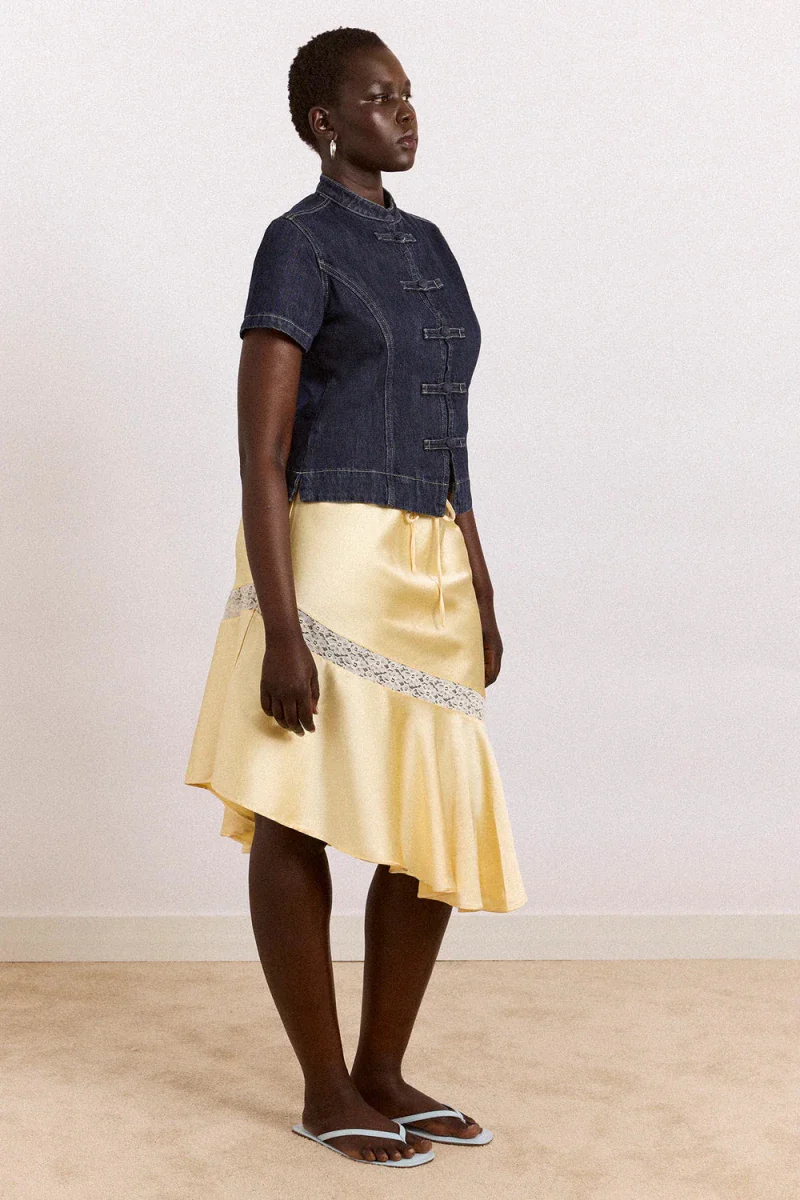 Jupe Delphia Jaune Damson Madder