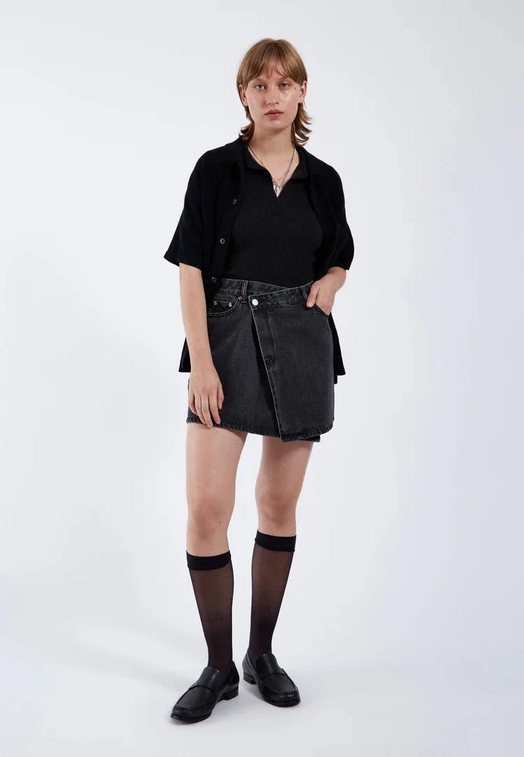 Jupe Renay Dr Denim Retro Black - Image 2