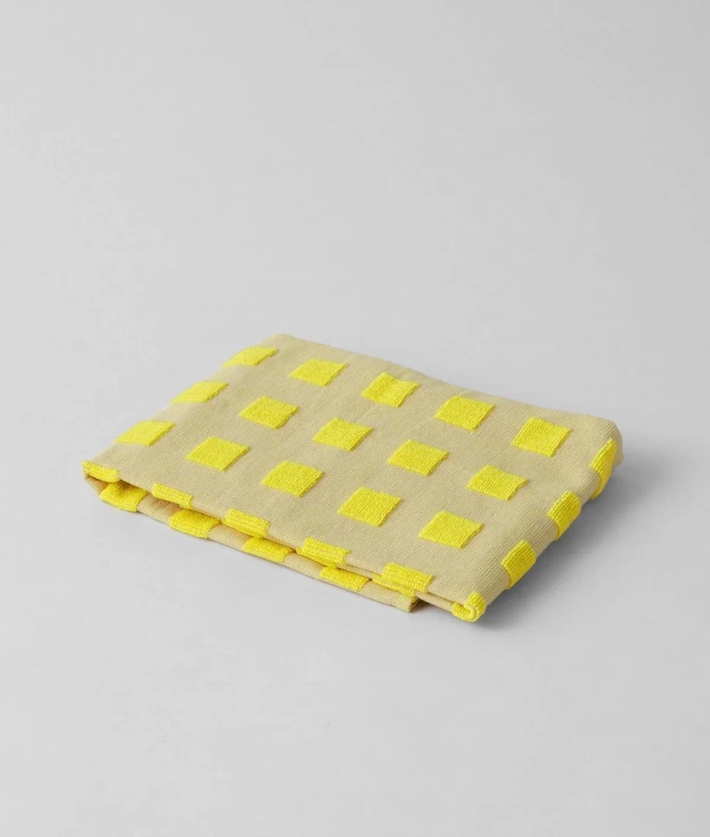 Linge Squares Avoine et Jaune Wrap - Image 4