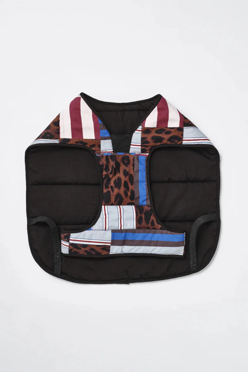 Manteau pour Chiens Patchwork Damson Madder - Image 3