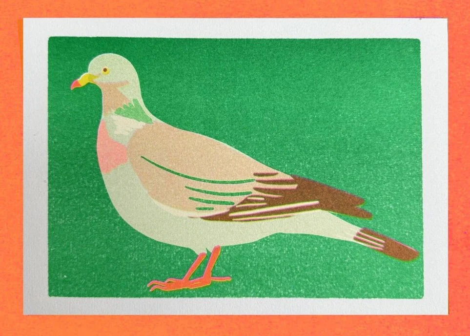 Mini Affiche Pigeon Naomi Wilkinson