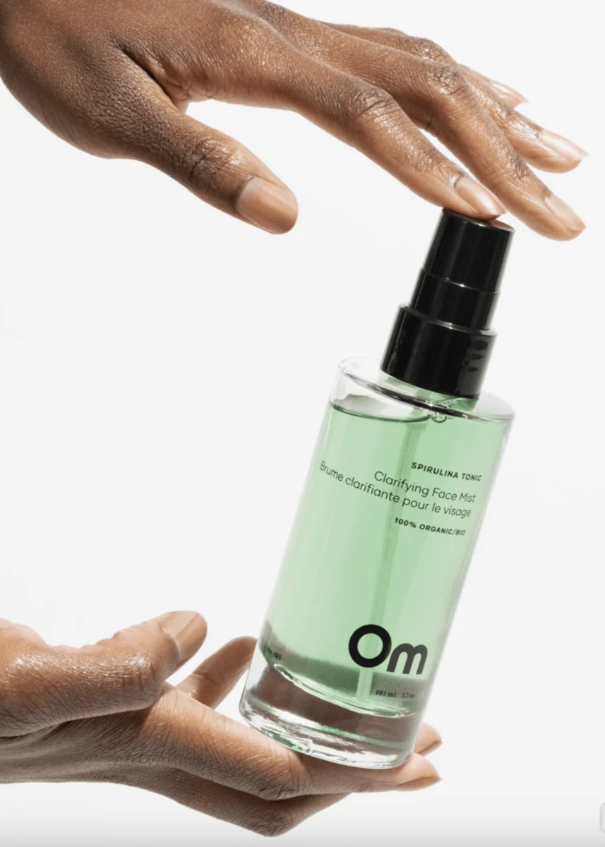 Mini Brume Clarifiante à la Spiruline pour le Visage 18ml Om Organics - Image 3