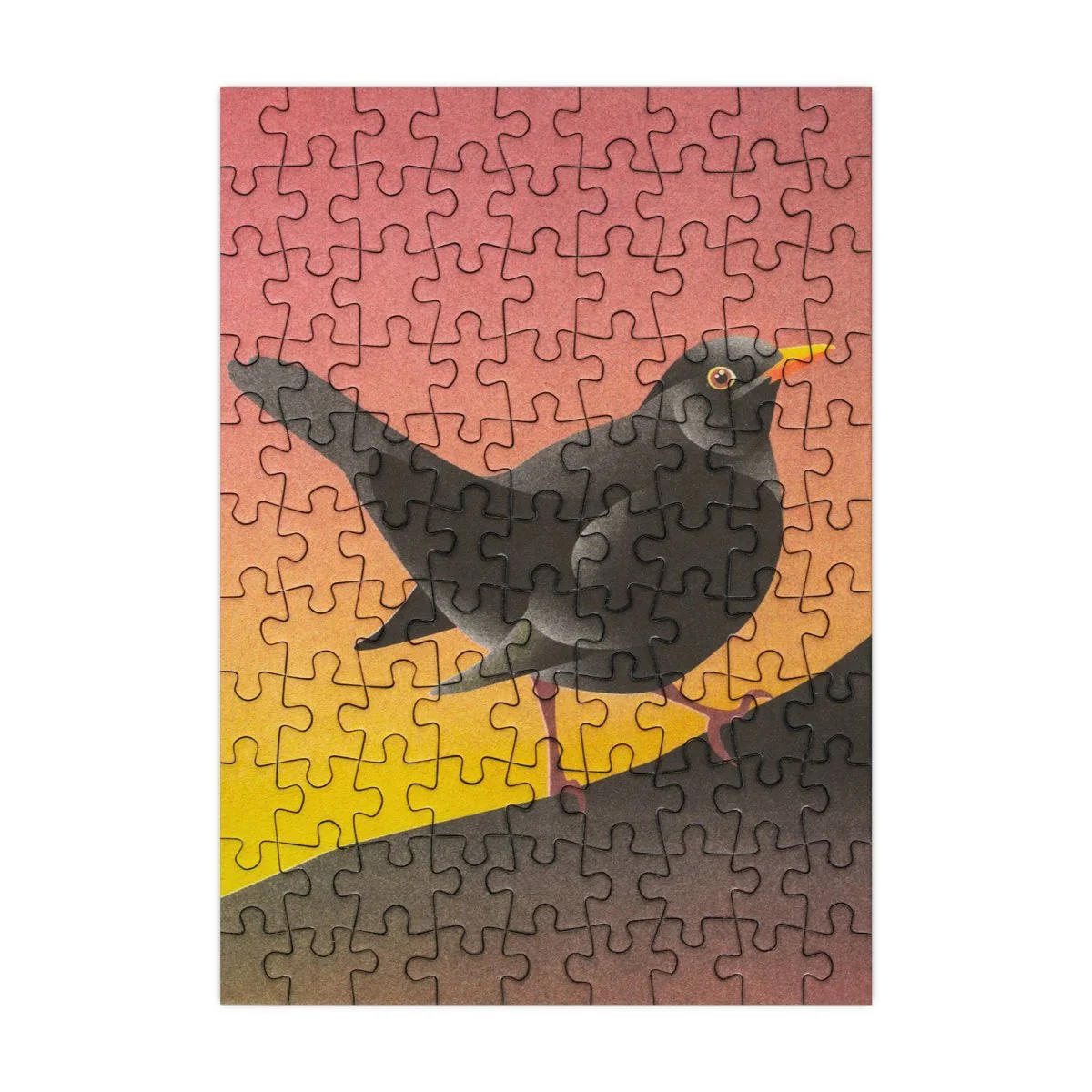 Mini Casse-Tête Merle Noir Happily Puzzles - Image 3