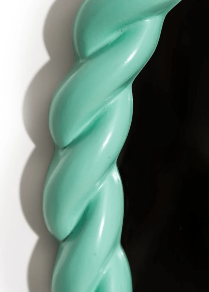Miroir Menthe Oval  Braid McGowan & Rutherford VENTE FINALE - Image 2