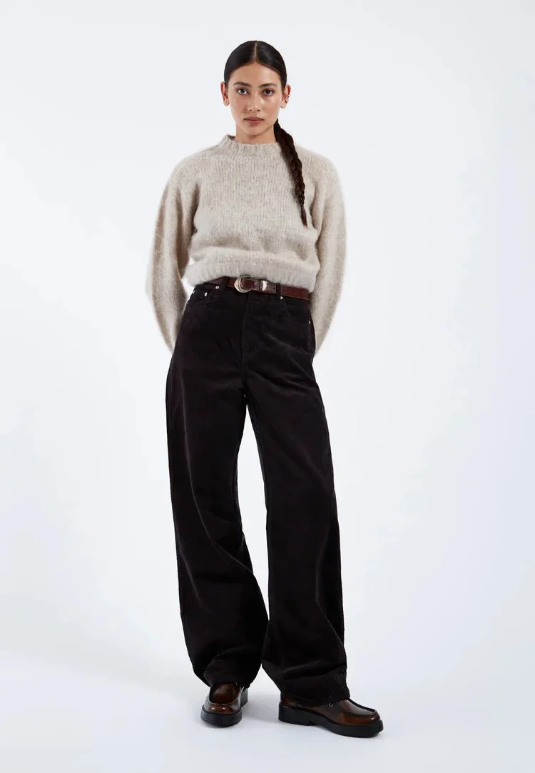 Pantalon Corduroy Donna Dr Denim Noir