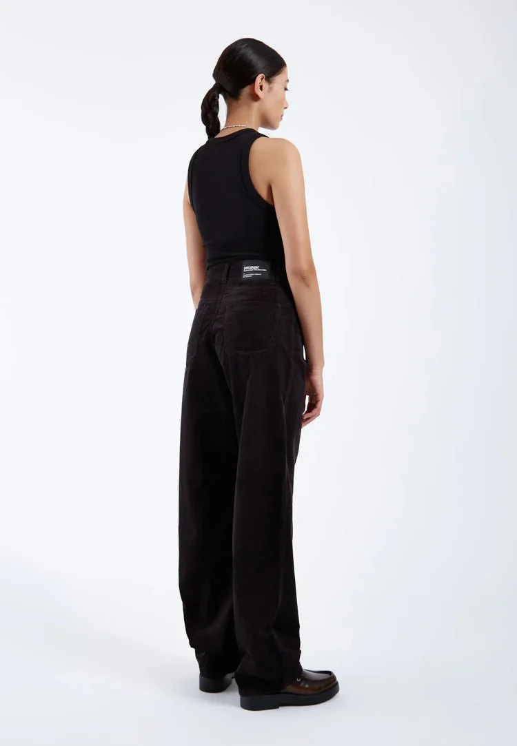 Pantalon Corduroy Donna Dr Denim Noir - Image 4