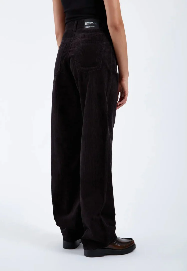 Pantalon Corduroy Donna Dr Denim Noir - Image 5
