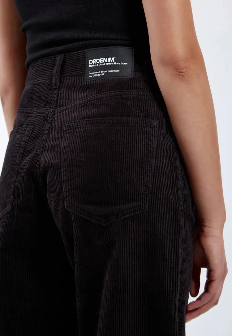 Pantalon Corduroy Donna Dr Denim Noir - Image 7