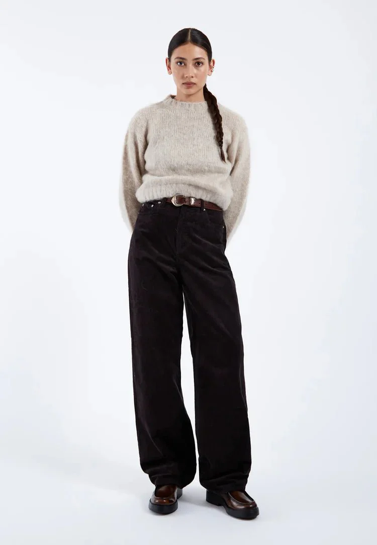 Pantalon Corduroy Donna Dr Denim Noir - Image 8