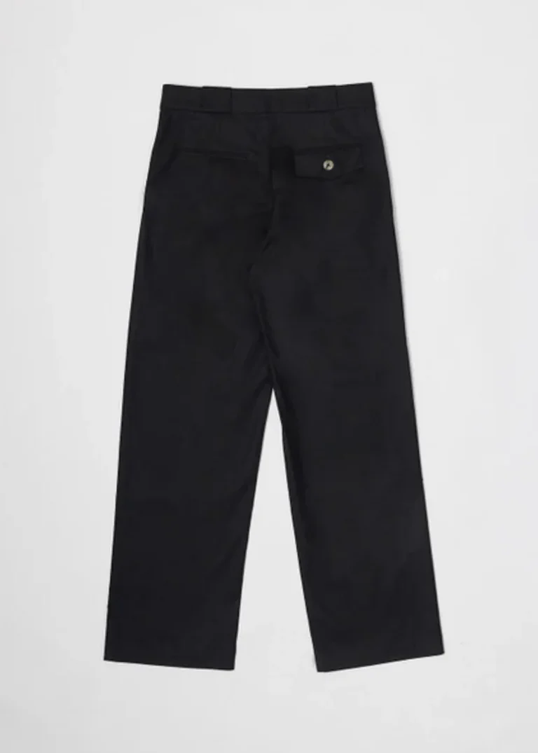 Pantalon en Lin Noir Margaret Mod Ref SOLDE - Vente finale - Image 4