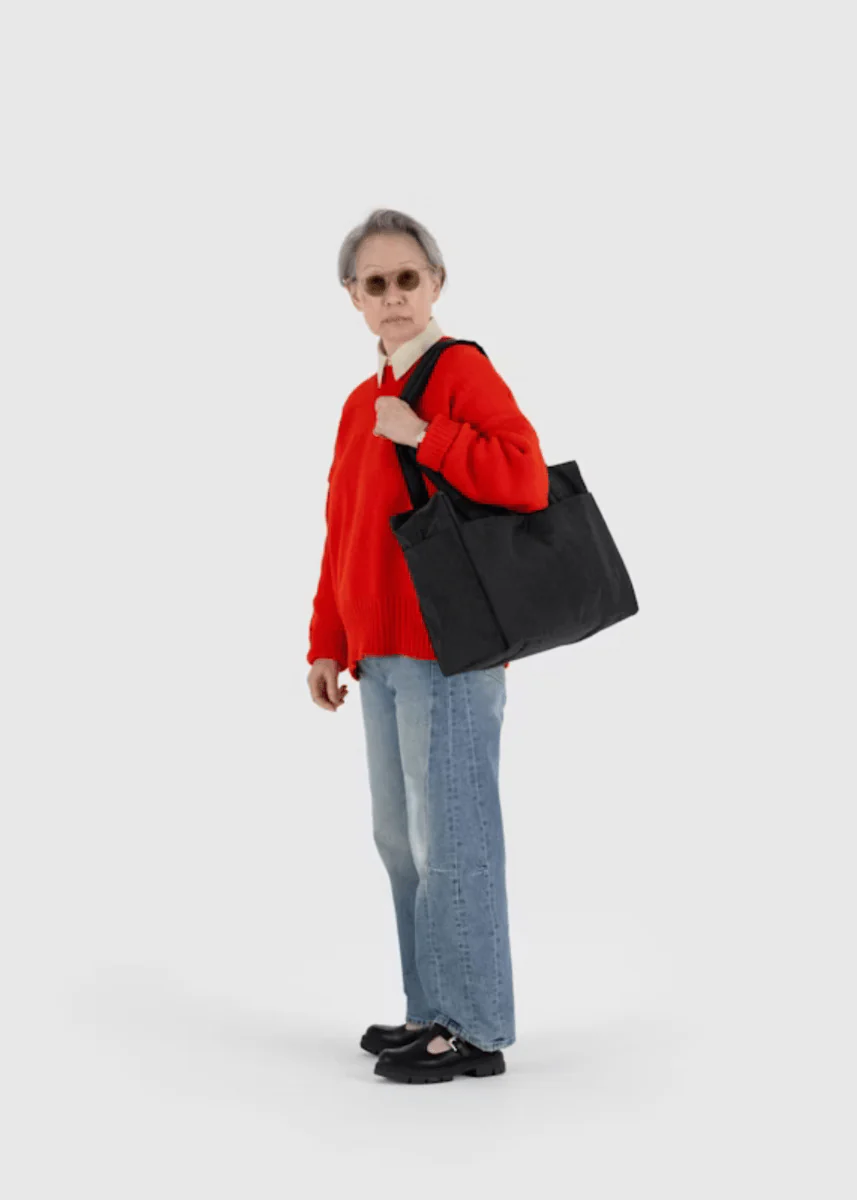 Petit Sac Nuage Carry-on Baggu Noir - Image 3