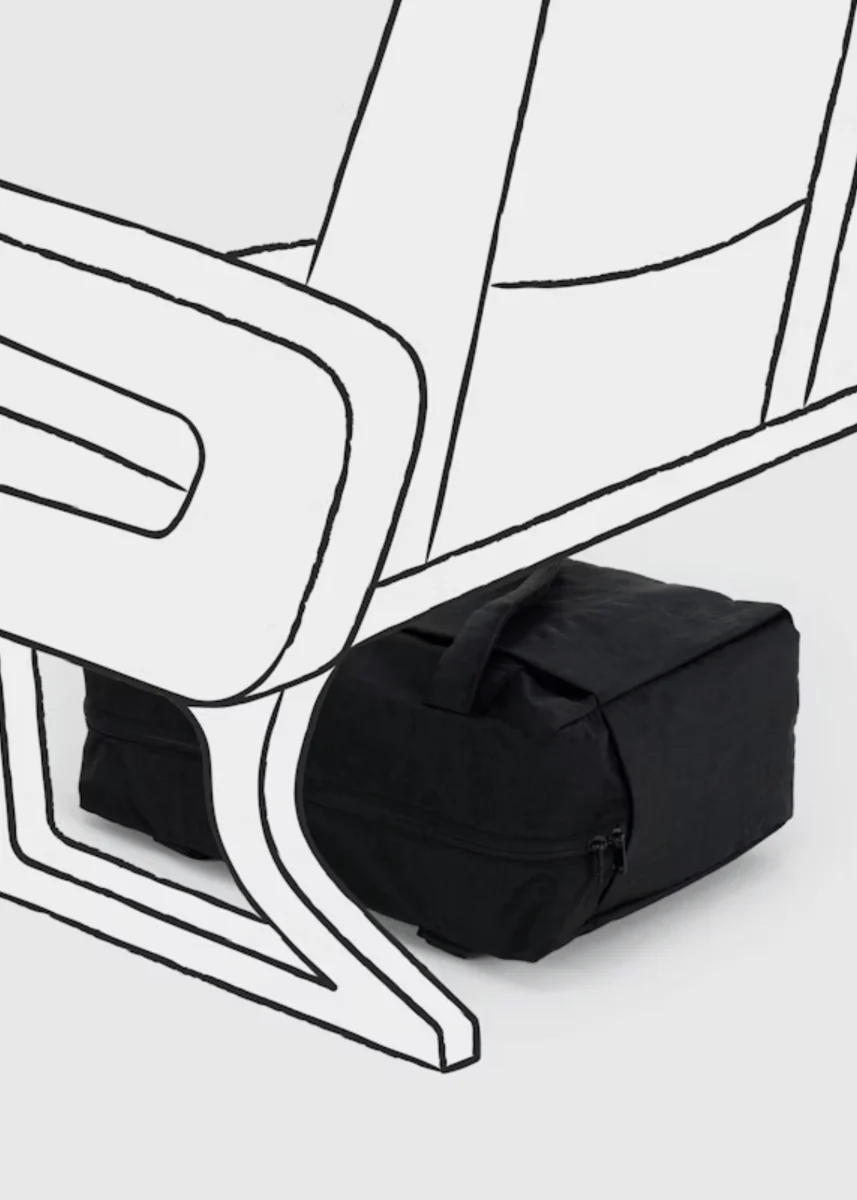Petit Sac Nuage Carry-on Baggu Noir - Image 4