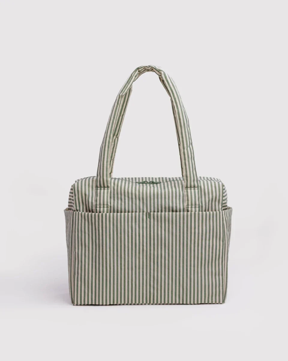 Petit Sac Nuage Carry-on Baggu Sage Stripe