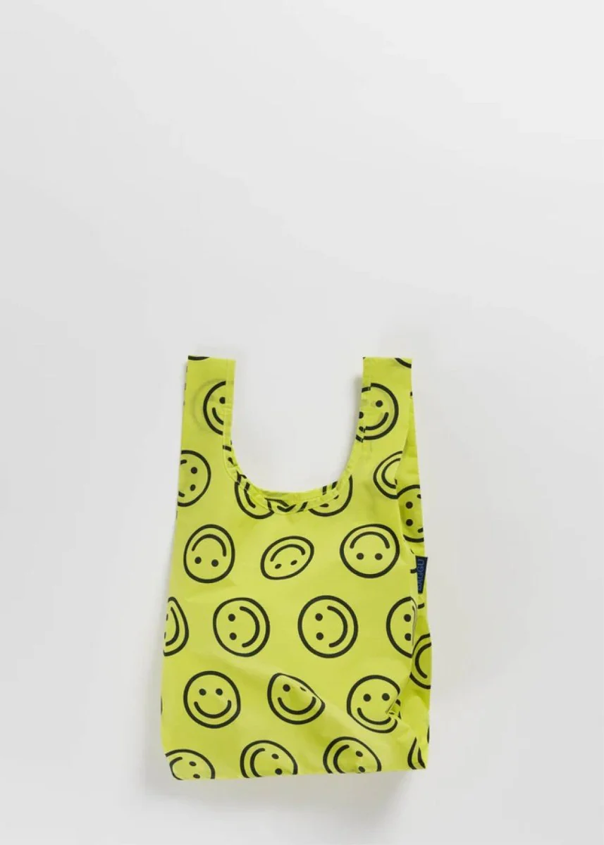 Petit Sac Réutilisable Baggu Happy Yellow