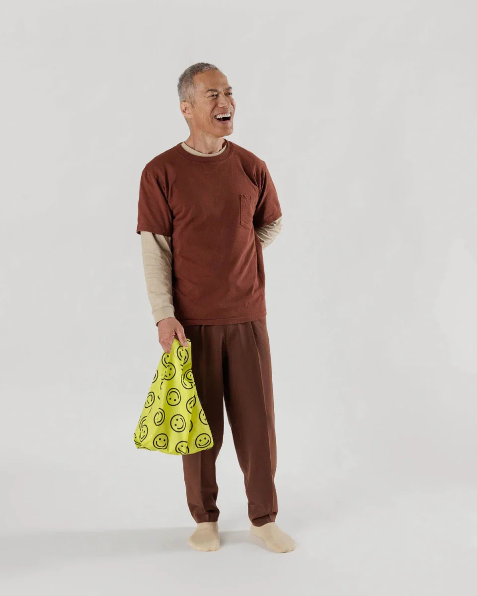 Petit Sac Réutilisable Baggu Happy Yellow - Image 3